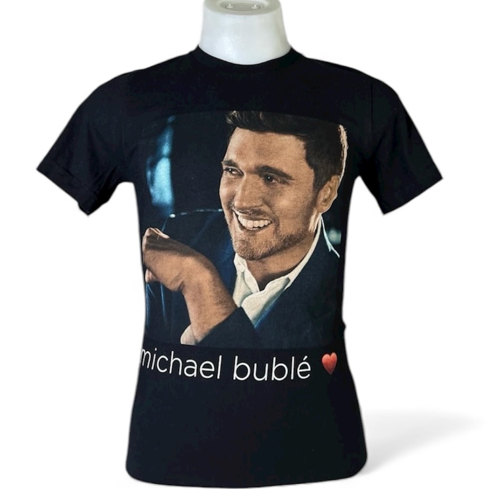 Michael Buble 2019 Love Album Black Concert Shirt - Picture 3 of 8